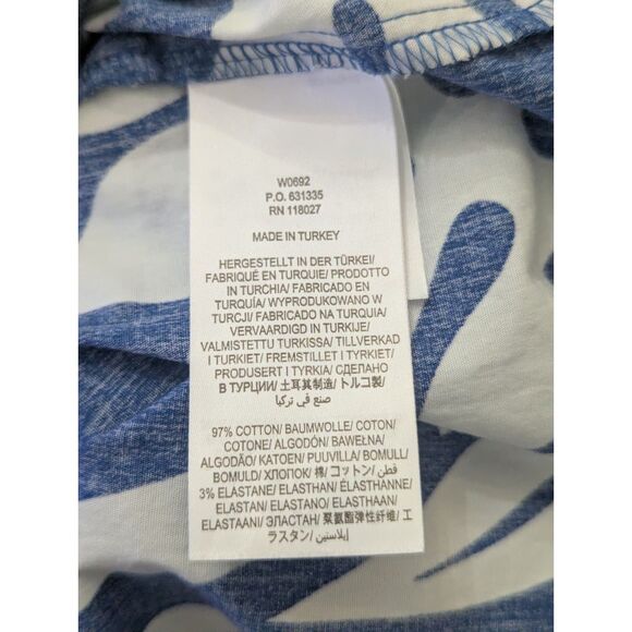 Boden Blue White Floral Cotton Dress Belted Mod Pinup Casual SZ 10 - Picture 5 of 8